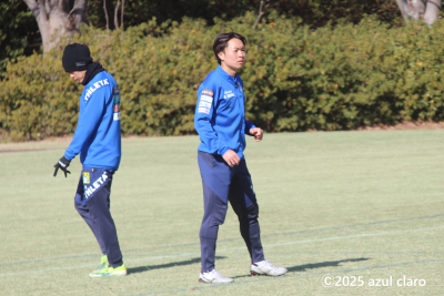 藤井選手の練習風景