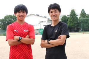市立松戸高校陸上部 森田選手と蓑和先生