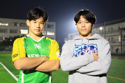 小島副主将と三輪副主将の並んだ写真