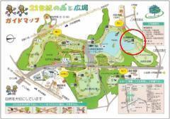 自然観察舎のある場所の図