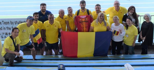 ルーマニア選手団の写真