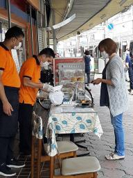 商店街の歩道活用イメージ