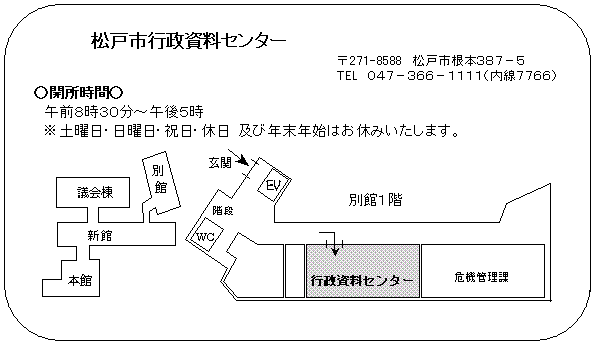 資料センター案内図 