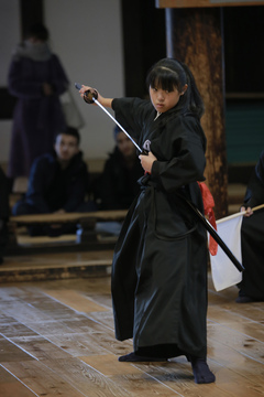 演武中の大越さん1