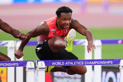 村竹選手の競技中の写真