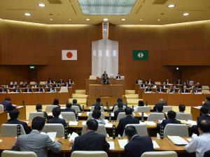 平成27年度9月定例議会　本会議場