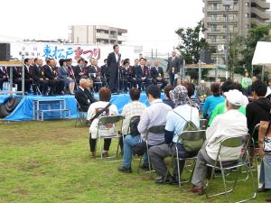 第8回東部地区東松戸まつり　開会式