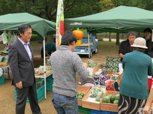 光と風のマルシェ　視察