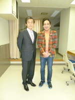 ルー大柴氏と市長の写真