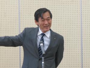 市長の挨拶写真