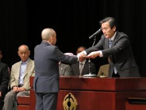 松戸市地域防災リーダー委嘱状交付指揮-2