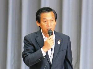 市長挨拶の様子