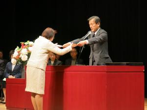 松戸市民生委員児童委員感謝状の贈呈式