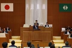 市議会定例会の様子