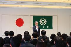 辞令交付式の様子
