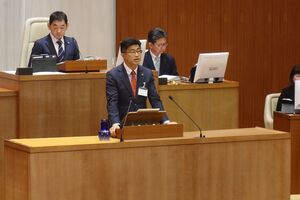 3月定例会招集日の様子