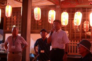 盆踊り大会の様子