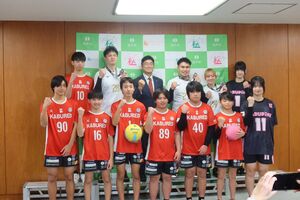 表敬訪問の様子