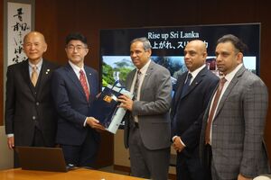 表敬訪問の様子