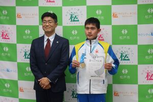 表敬訪問の様子