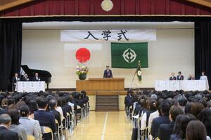 入学式の様子