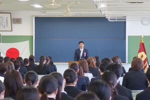 入学式の様子