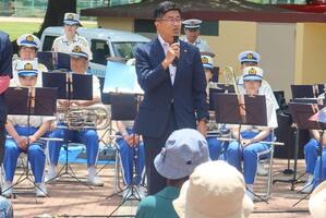 小金原地区会 小金原フェスタ開会式の様子