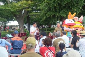 第40回新松戸まつり 開会式の様子