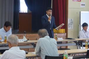 地区意見交換会（小金原地区）の様子