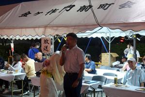 門前町会　第36回納涼盆踊り大会の様子