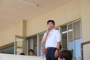オープンテニスの様子