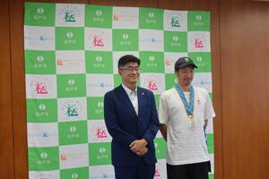 表敬訪問の様子