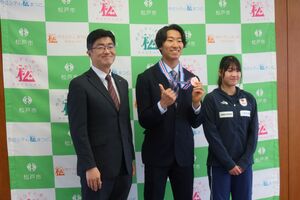 表敬訪問の様子