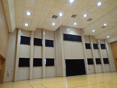 柿ノ木台体育館小体育室内の写真