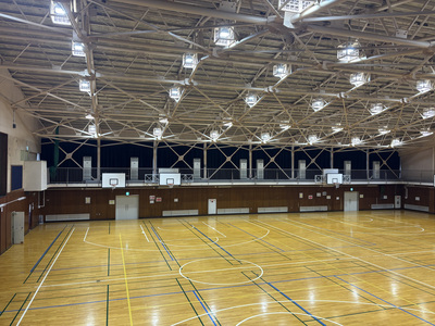 松戸市市民交流会館屋内運動場空調設備設置工事 写真