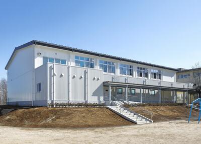 松戸市立東部小学校屋内体育館新築工事 写真