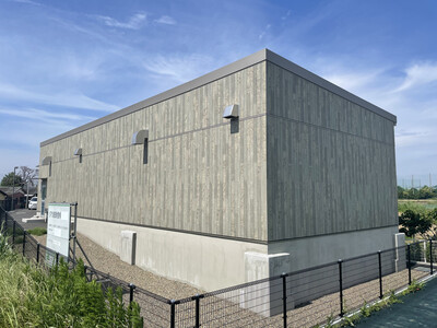 松戸市建設部資材置き場建設工事　写真