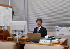 会計管理者の執務の様子