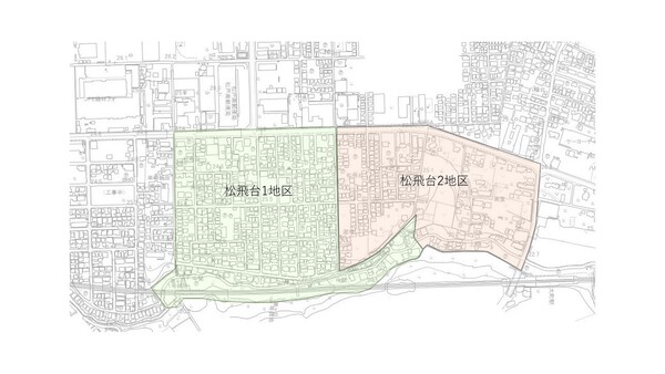 令和7年度地籍調査実施地区の地図