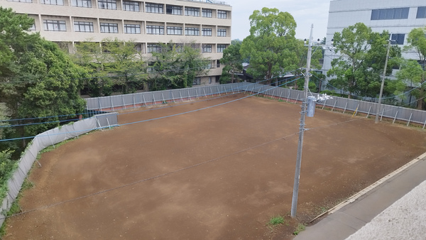 旧相模台住宅1号棟（基礎部）現場完了状況