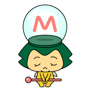 まつまつがお辞儀をしているイラスト