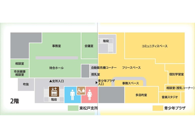 2階のフロア図