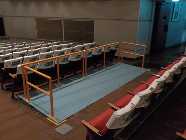 松戸市民会館ホールの座席表