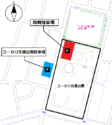 駐車場の位置図