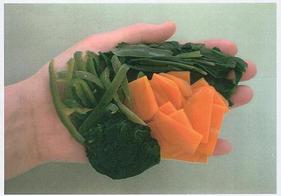 手ばかり 温野菜 片手