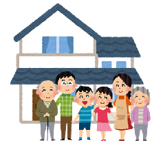 家族のイラスト