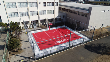 コートの写真(上空から)