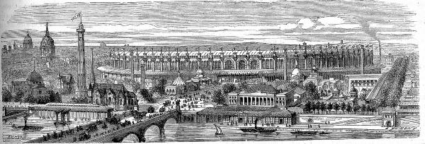 1867年パリ万博の会場風景